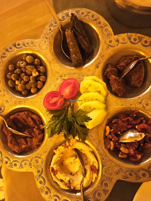 Antipasto vegano at Leyli Muse Mutfak in Mardin