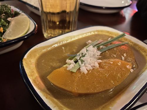 Curry with pumpkin  at The Coconut Tree in Bath