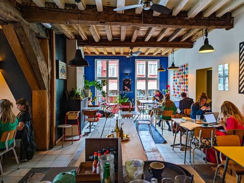 Inside of Ludo Kafe at LUDO in Ghent