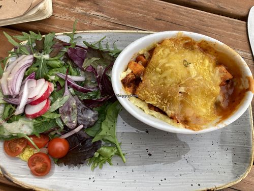 Vegan (and GF) lasagne!   at Kimberley Inn in Forres