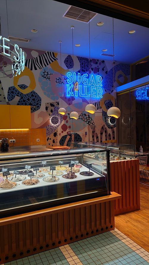 Inside at Sugar Killer in Athens