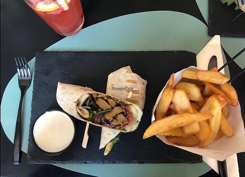 Gyros Wrapzz at Entrega430 X Veggiezz in Linz