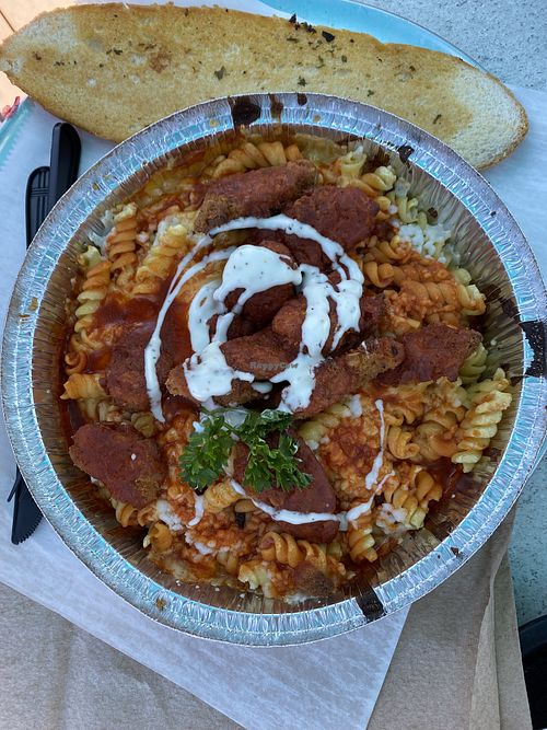 Buffalo chicken Mac n cheese   at Garden Patch by the Sea in Quincy