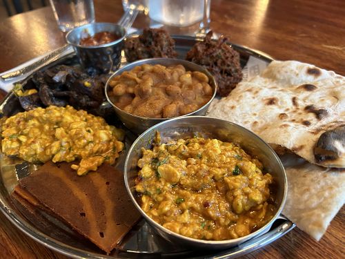 VG breakfast brunch   at Thali Tray in Newcastle Upon Tyne