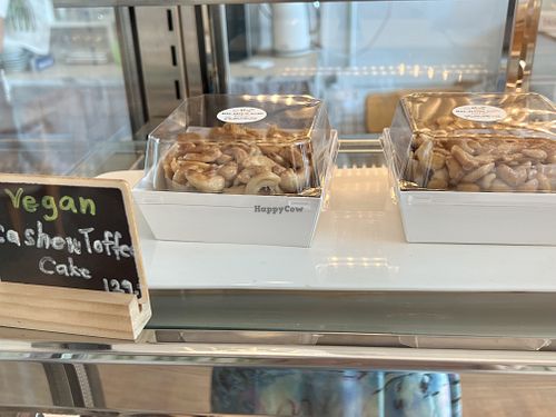 Toffee cake  #Veganuary at May Veggie Home in Bangkok