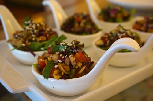 Mieng... Best appetizer in the world! at May Veggie Home in Bangkok