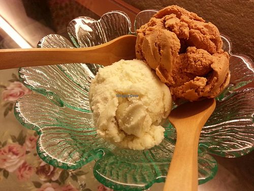 Vegan Ice-cream at May Veggie Home in Bangkok