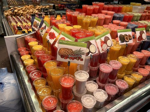   at Mercado de La Boqueria in Barcelona