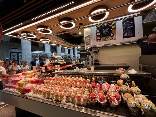   at Mercado de La Boqueria in Barcelona