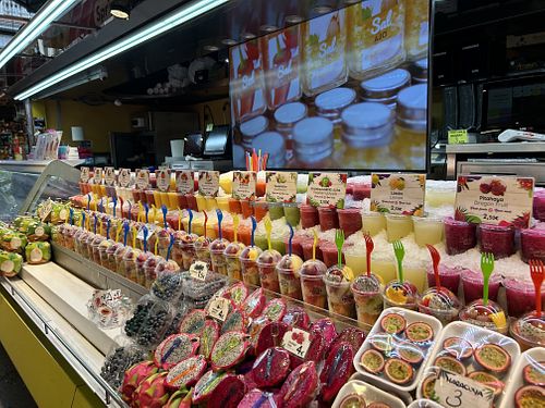   at Mercado de La Boqueria in Barcelona