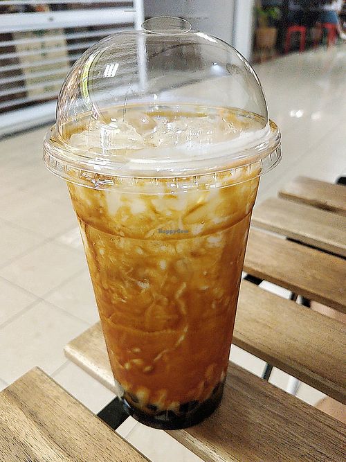 Oatly brown sugar pearl (vegan) at Gong Ju Cha - 공주차 in Central Singapore