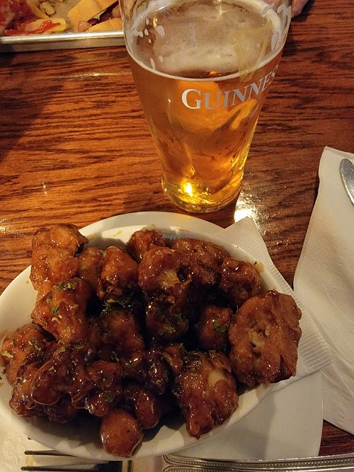 Cauliflower "wings" with teriyaki sauce at The Cottage Irish Pub in Melbourne