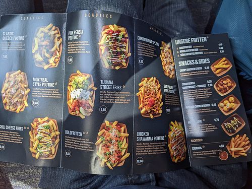 Menu 1 at Frittenwerk - Hbf Köln in Cologne