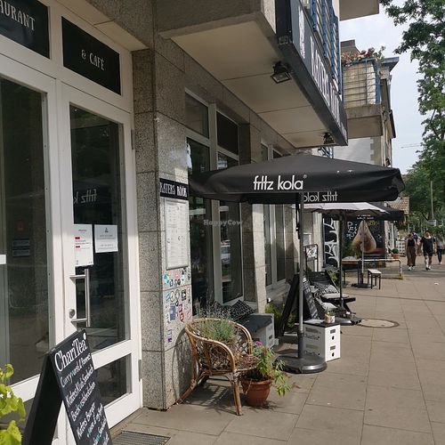 Outside at Katers Köök in Hamburg