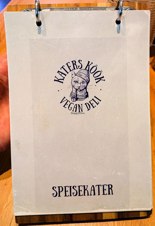 Menu page at Katers Köök at Katers Köök in Hamburg