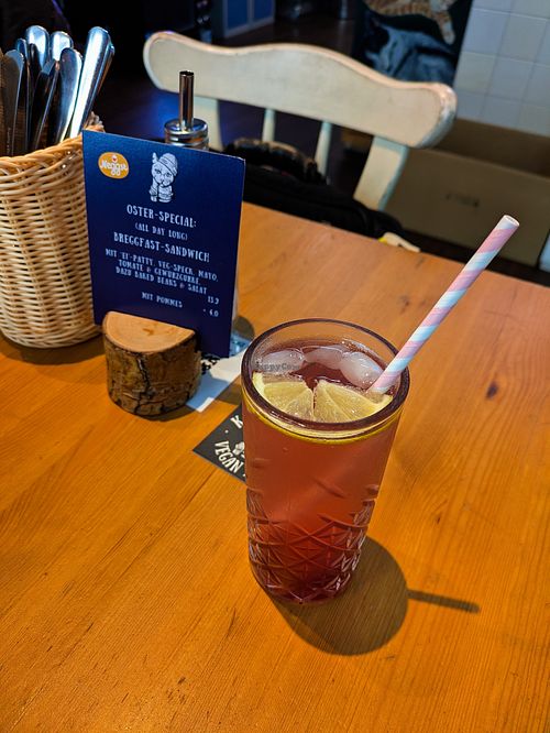 House-made soda at Katers Köök at Katers Köök in Hamburg