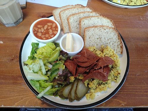 Hearty breakfast  at Katers Köök in Hamburg