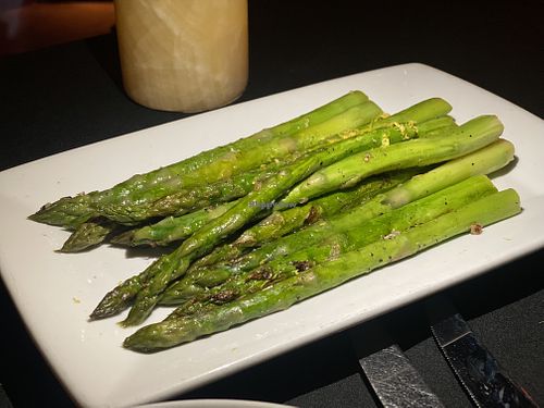 Seasonal asparagus   at Herb Alpert's Vibrato Grill Jazz in Los Angeles