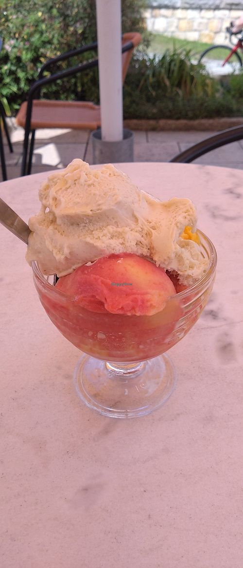 Verschiedene Sorten Eis. at Pension Villa Else mit Biergarten und Eiscafé in Heidenau