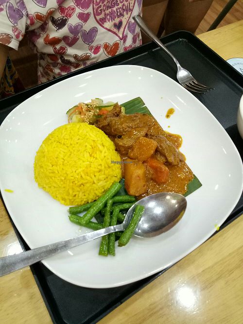 Curry rice at Water Drop Tea House - Sutera Mall in Skudai