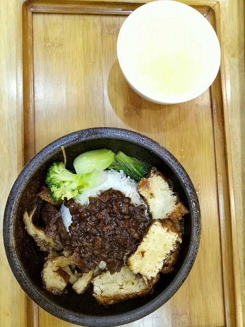 Rice taufu at Water Drop Tea House - Sutera Mall in Skudai