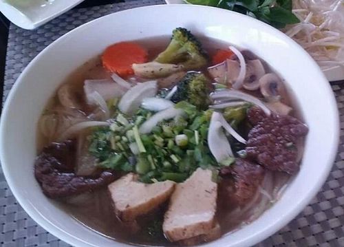 Vegan pho.  at Veggie Garden in Orlando