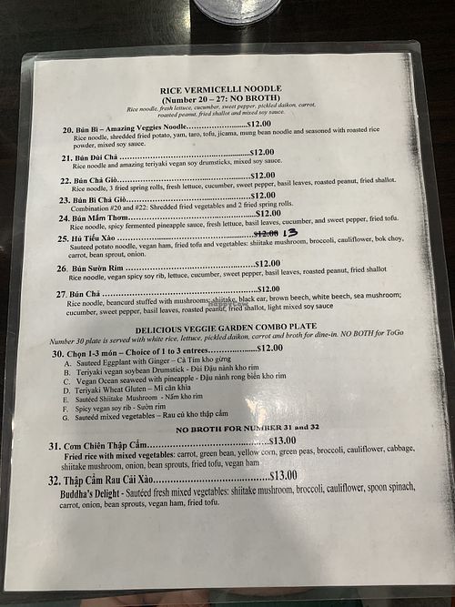   at Veggie Garden in Orlando