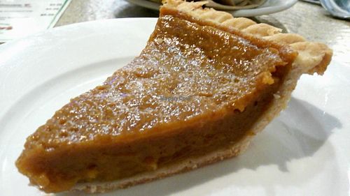 Pumpkin pie at Mother's Market Kitchen in Brea