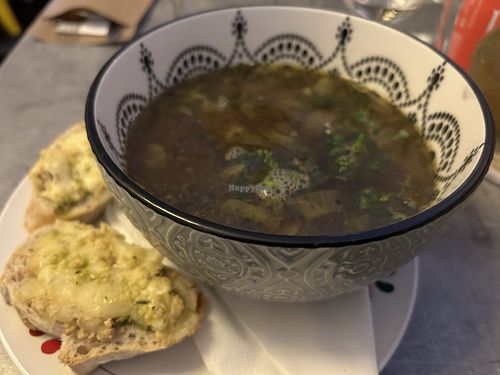 Onion soup   at Owca Cała in Poznan