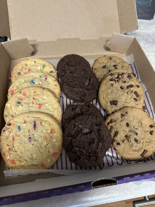 Vegan cookies  at Insomnia Cookies in Fort Collins