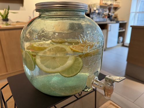 water  at LUSH Cafe in Munich