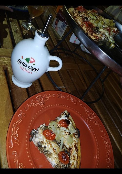 Pizza benedetto at Bella Capri in Olimpia