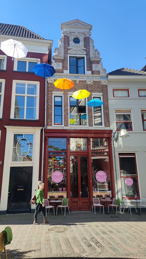 Outside view at Toast Brunchcafe in Deventer