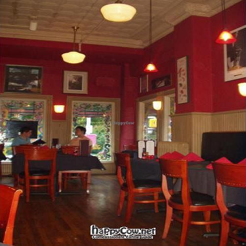 Spats interior, dining room looking toward the street. at Spats Cafe and Speakeasy in State College