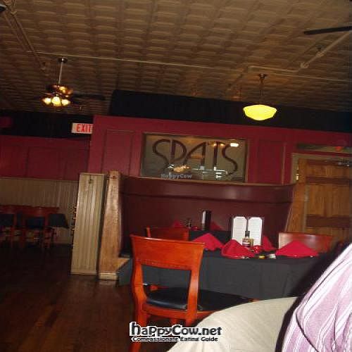 Spats interior, dining room looking back toward the kitchen. at Spats Cafe and Speakeasy in State College