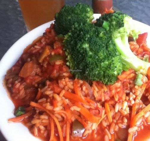 Vegetarian Jambalaya at Spats Cafe and Speakeasy in State College