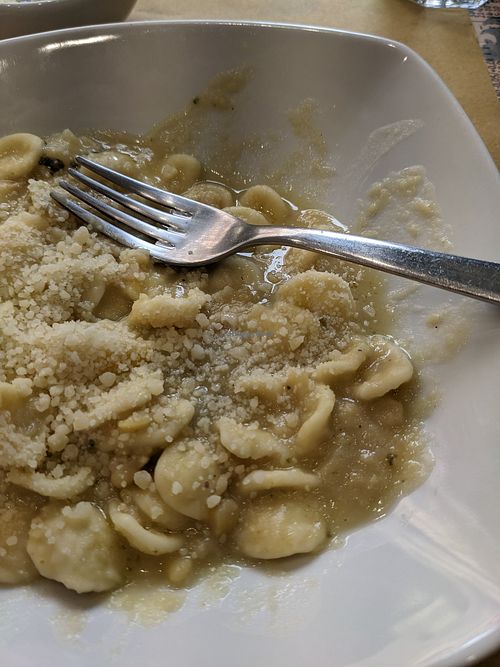 Pasta of the day at Mandrake  in Mazara Del Vallo