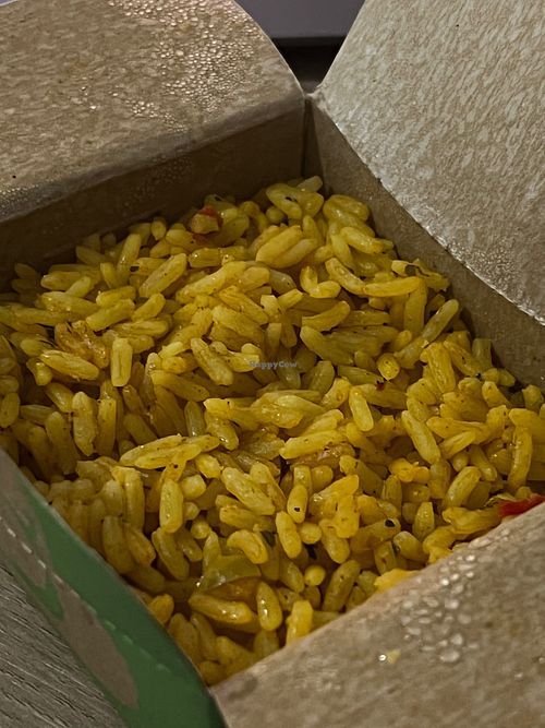 Spicy rice at Nando's in Borehamwood