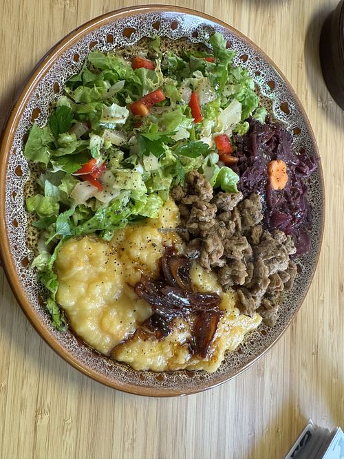 a great main course today   at Soleil Vert in Le Havre