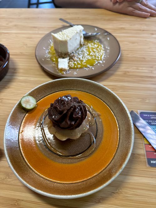 amazing cakes   at Soleil Vert in Le Havre