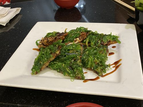 Japanese pizza - SO GOOD!   at Beluga Bar in Hamilton