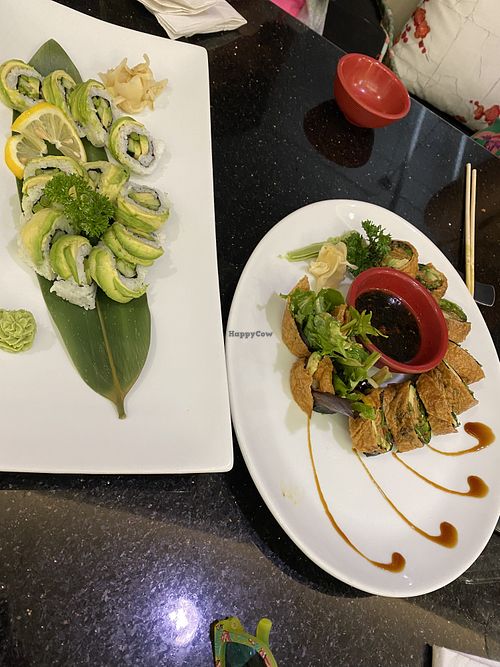 Amazing rolls and amazing sauce!  at Beluga Bar in Hamilton