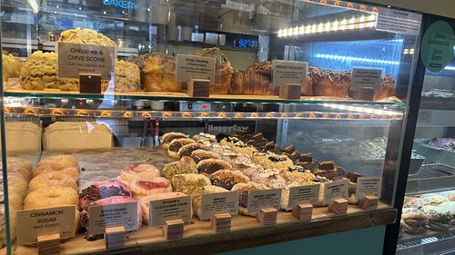 One cabinet  at Belén Vegan Bakery in Wellington