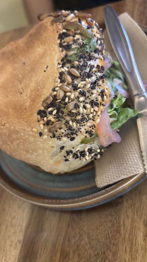 Buffalo tofu   at Belén Vegan Bakery in Wellington