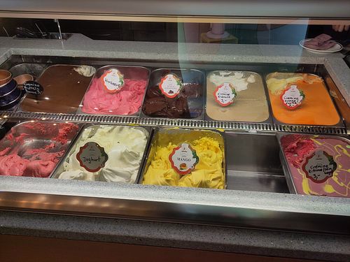 Ice cream at Eiscafé Florenz in Munich