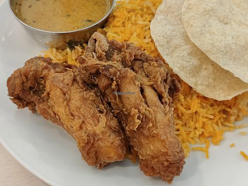 vegetarian fried chicken (VFC) at Gopal's The Holy Cow in East Singapore