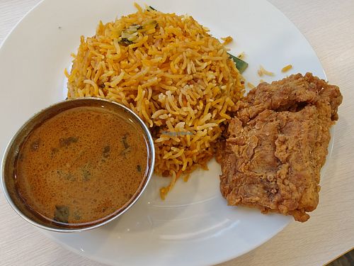 Vfc briyani at Gopal's The Holy Cow in East Singapore