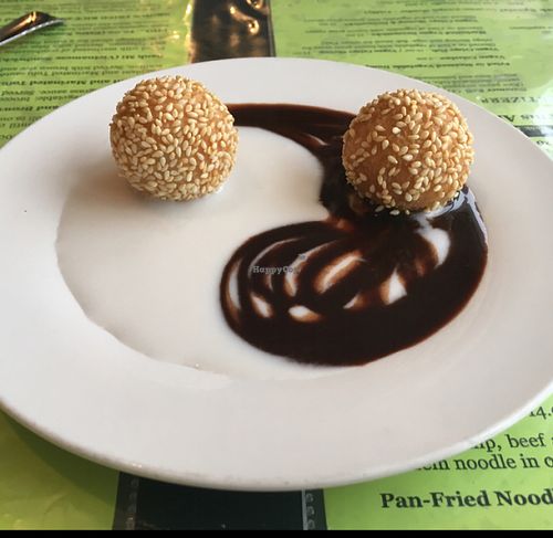 Yin and Yang dessert at Phoenix Garden in Richmond