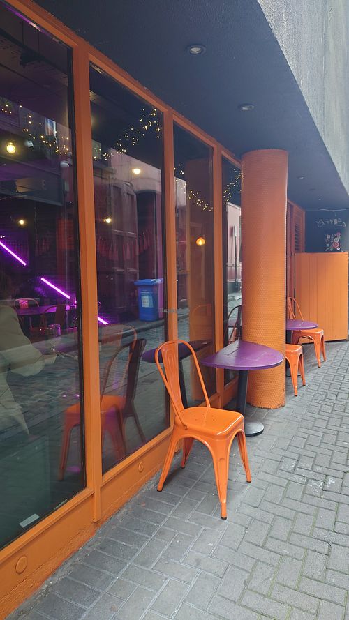 Facade (no name of the place outside) at The Saucy Cow in Dublin