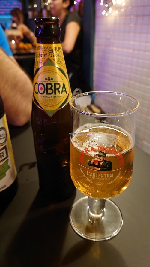 Cobra beer!!! Live it at The Saucy Cow in Dublin